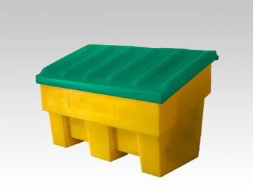 Streusandbehälter 330 Liter, gelb, grün (pro Stück)