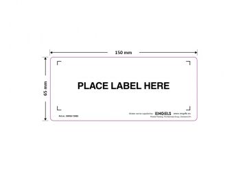 Place label here 150x65 mm - 100 pièces