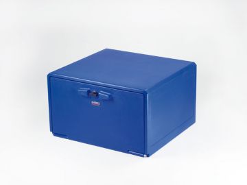 Fahrrad Delivery Box, 85 Liter, 570x550x335 mm blau (pro Stück)