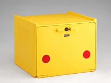 Pizzabox 560x520x440 gelb (pro Stück)