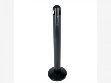 runde Aschersäule ø30x140cm, 3 Liter, dunkelgrau (pro Stück)