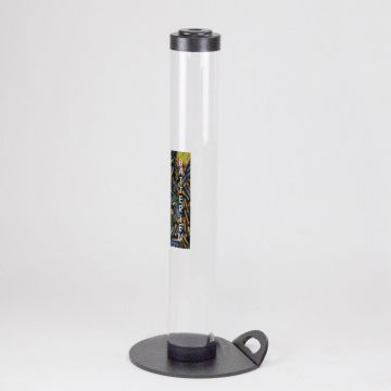 Batteriebehälter ø120x800mm ±9 Liter, transparent