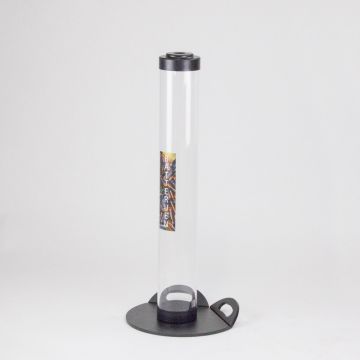 Batteriebehälter ø120x800mm ±9 Liter, transparent (pro Stück)