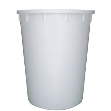 Kunststoffzylinder mit 2 Griffen 200 Liter ø670x H=810 mm Farbe: weiß (pro Stück)