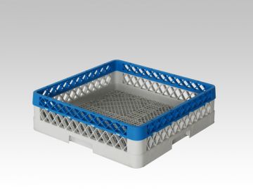 Korb für Geschirrautomat 500x500x140 mm mit Aufsatzrahmen (pro Stück)