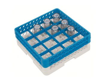 Geschirrspülkorb 500x500x180mm für ø 112 mm Bechergläser (16 St.) (pro Stück)