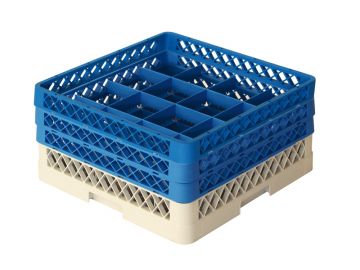 Tablett für Geschirrautomat 500x500x220 mm 16 Unterteilungen (pro Stück)