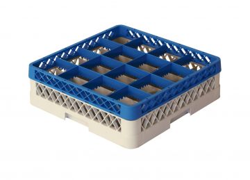 Tablett für Geschirrautomat 500x500x140 mm für 16 Gläser max. Ø112  mm (pro Stück)
