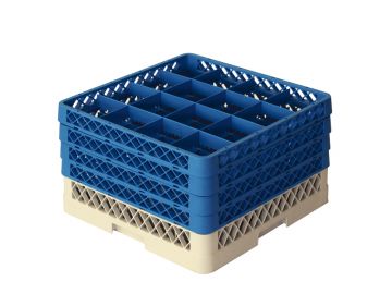 Tablett für Geschirrautomat 500x500x260 mm für 16 Gläser max. Ø112  mm (pro Stück)