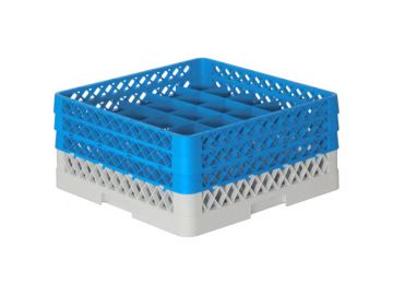 Tablett für Geschirrautomat 500x500x220 mm mit 25 Gläser max. Ø90  mm (pro Stück)