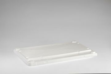 Kunststoffdeckel für Hygiene-Palettenbox 1200x800 mm weiß