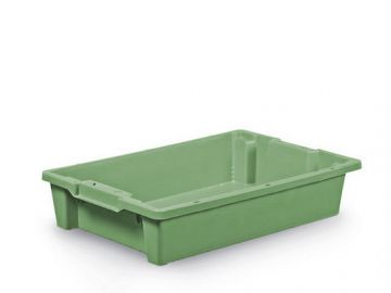 Drehstapelbehälter 600x400x120 mm, 20 Liter, grün 