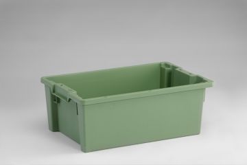 Drehstapelbehälter 600x400x220 mm, 40 Liter, grün