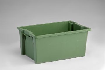 Drehstapelbehälter 600x400x270 mm, 50 Liter, grün