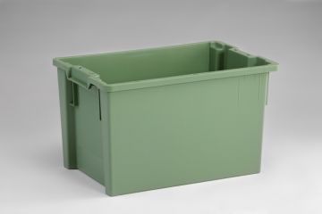 Drehstapelbehälter 600x400x350 mm, 66 Liter, grün