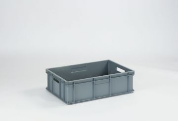Euronorm Kunststoffkiste Stapelbehälter 600x400x170 mm, 33 Liter, Grifflöcher (pro Stück)