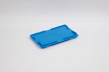 E-line Scharnierdeckel 300x200 mm, Blau (pro Stück)