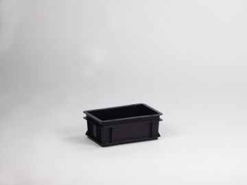stapelbarer Behälter 5 Liter,   300 x 200 x 120 mm ESD-Ausführung (pro Stück)