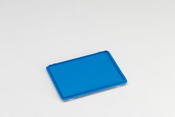 E-line Scharnierdeckel 400x300 mm, Blau (pro Stück)