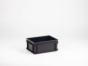 stapelbarer Behälter 15 Liter  400 x 300 x 170 mm ESD-Ausführung (pro Stück)