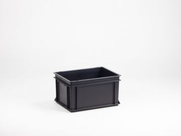 stapelbarer Behälter 20 Liter  400 x 300 x 220 mm ESD-Ausführung (pro Stück)