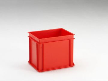 E-line Normbox Stapelbare Kunststoffbehälter 400x300x325mm 30 L, Rot PP Virgin (pro Stück) (zuvor 3-205-0-300)