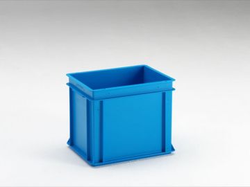 E-line Normbox Stapelbare Kunststoffbehälter 400x300x325mm 30 L, Blau PP Virgin (pro Stück) (zuvor 3-205-0-502)