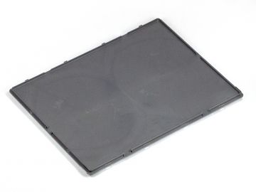 E-line Scharnierdeckel 800x600 mm, Dunkelgrau (pro Stück)