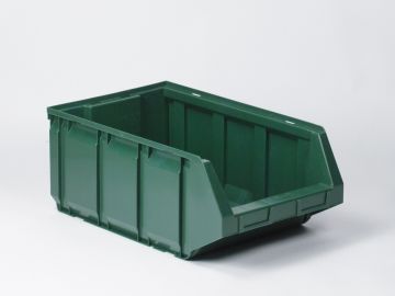 Sichtlagerkasten Storefix, stapelbar, grün 600/520x372x250  mm, 55,0L