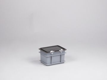 stapelbarer Eurobehälter 2 Liter mit Deckel