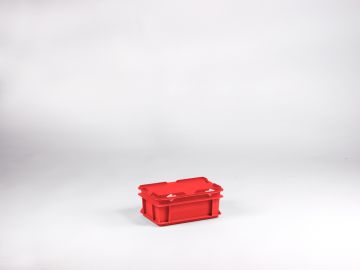 stapelbarer Kunststoffbehälter 5 Liter mit Deckel