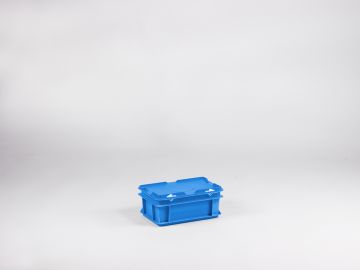 stapelbarer Kunststoffbehälter 5 Liter mit Deckel