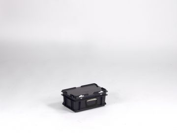 Stapelbarer Koffer 5 Liter, 300x200x135 mm ESD Ausführung (pro Stück)