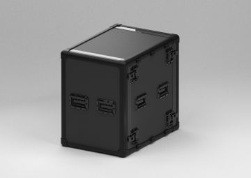 19" Exo Rack Case 14U, 574 x 804 x 750 mm, porte double