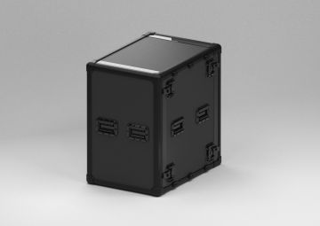 19" Exo Rack Case 16U, 574 x 804 x 838 mm, porte double