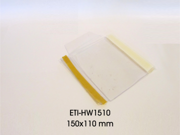 Rücksende-Etikettentasche  15x10cm, transparent (pro Stück)