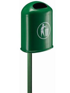 Pfahl, grün
für 42 Liter und 50 Liter
Abmessungen: ø 60 x 1800 mm (pro Stück)