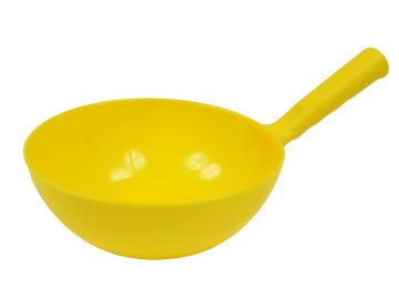 Cuillère doseuse alimentaire plastique 2 litres JAUNE