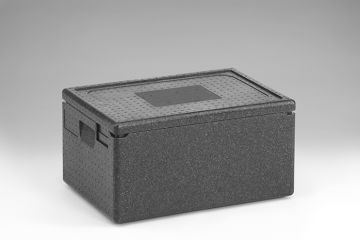 EPP Thermobox GN 1/1, 600x400x320 mm, 46 ltr, mit Deckel, schwarz (pro Stück)