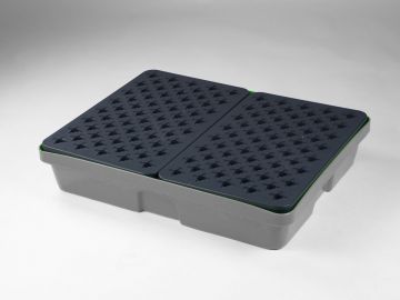 Auffangbehälter 60 Liter, 810x640x150 mm mit Kunststoff-Gitterrost (pro Stück)