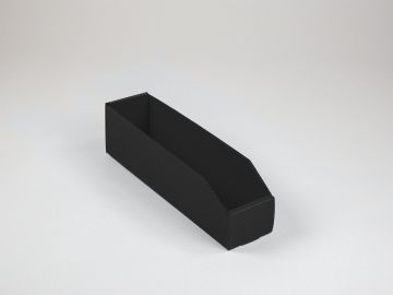Lagersichtkasten aus Hohlkammerplatten 380x90x105/70 mm pro Karton/ 25 Stück