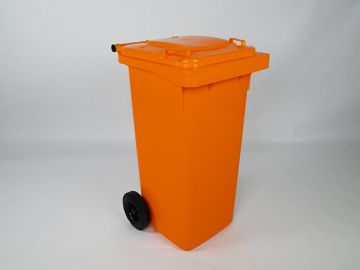 Poubelle 120 litres ORANGE