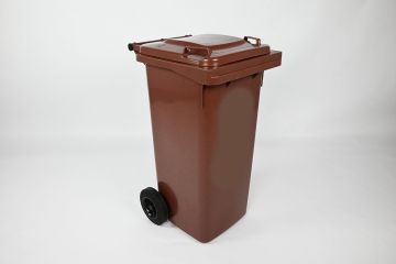 minicontainer 120 liter bruin