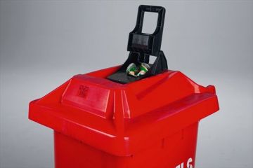 2-Rad MGB 240L Farbe rot, mit Dosenpresse (pro Stück)