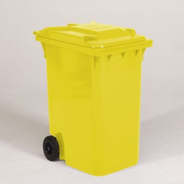 Poubelle 360 litres JAUNE