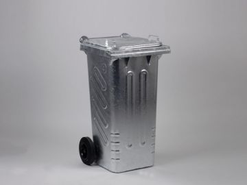 2-Rad Mülltonne MGB aus Stahl, 120L, Qualität nach DIN, 490x560x960mm (pro Stück)