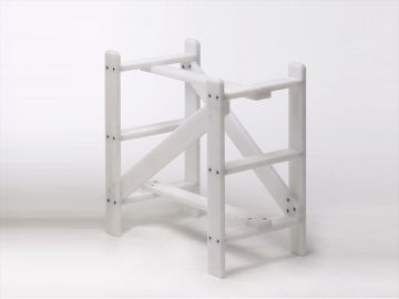 Untersetzrahmen für Mischbehälter 100 L Farbe weiss (pro Stück)