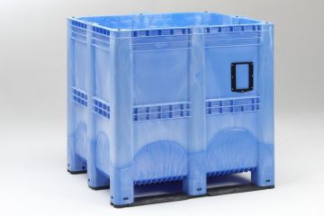 Palettenbox 1300x1150x1250 mm, 1400 Ltr. auf 3 Kufen, hellblau (pro Stück)