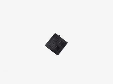 Auffahrrampe Eckverbinder 130x130x25 mm schwarz (pro Stück)