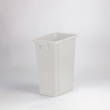 Poubelle tri sélectif 60L 460x320x580 mm sans couvercle blanc